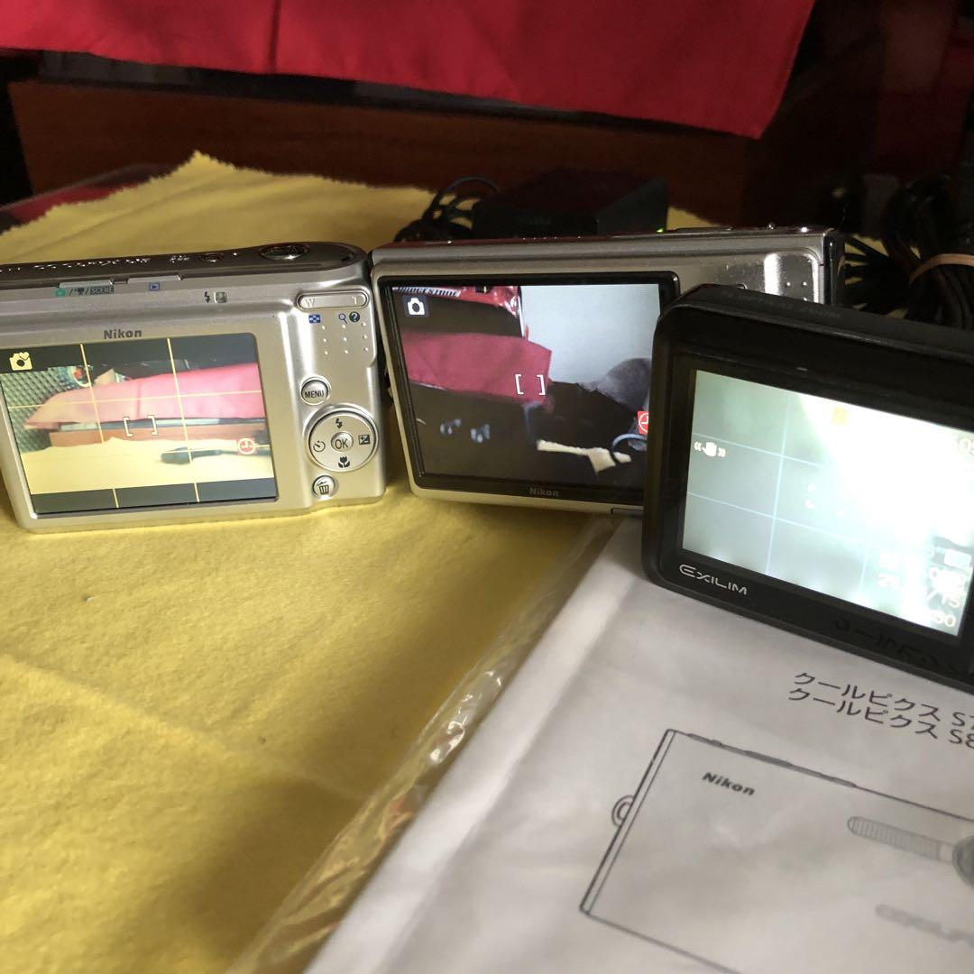 Nikon Coolpix s7、L15 CASIO EXILIM ex-v3