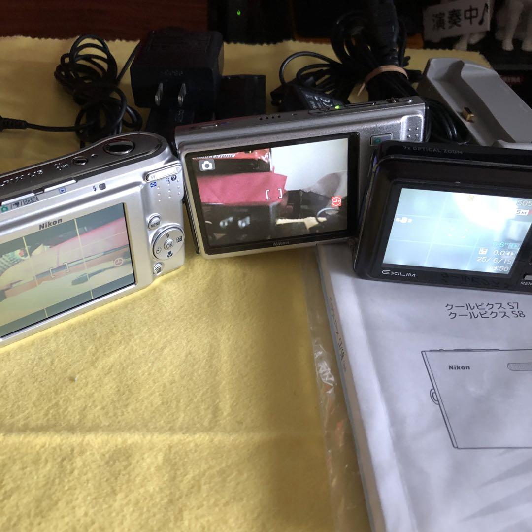 Nikon Coolpix s7、L15 CASIO EXILIM ex-v3