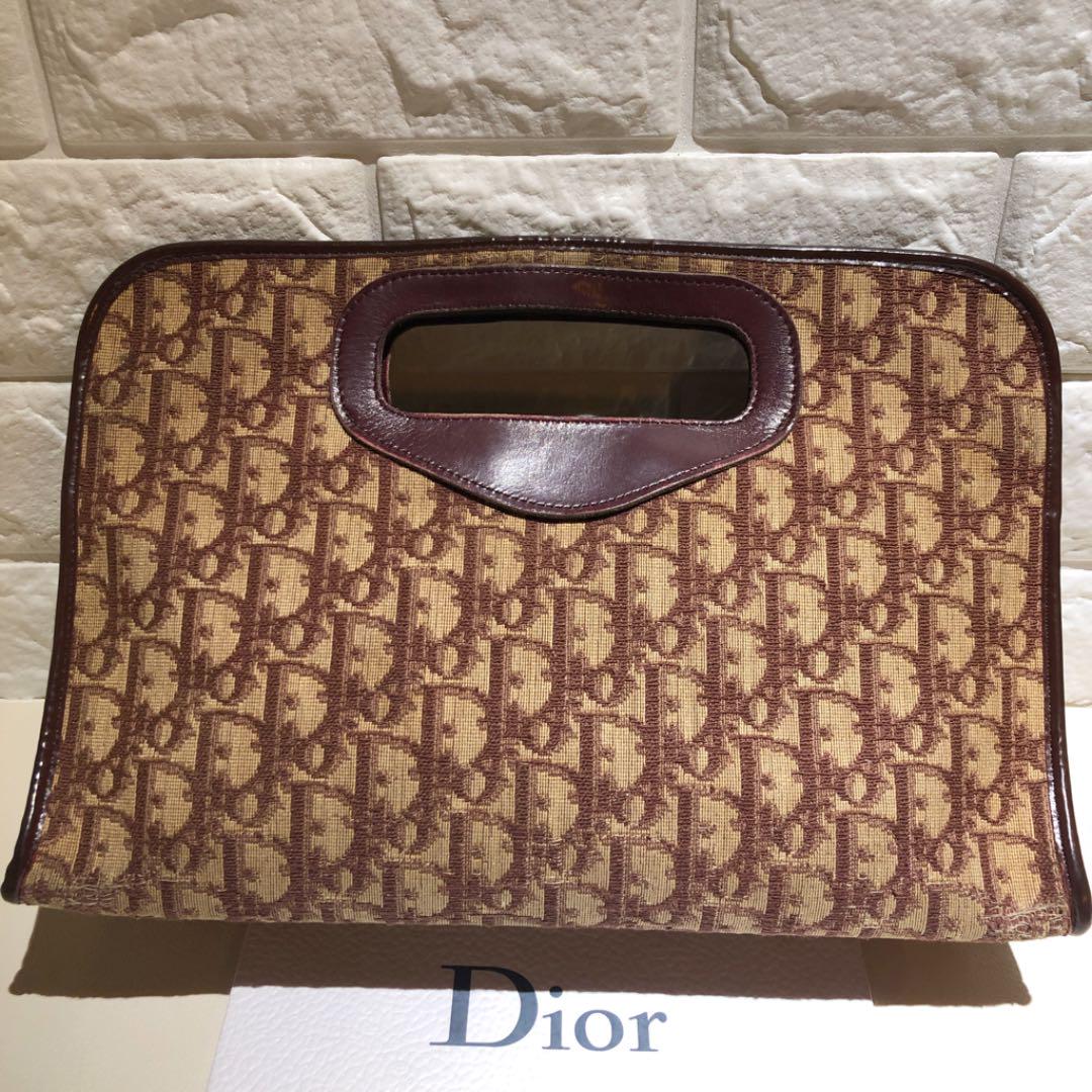 おすすめ Diorトロッタークラッチバッグ セカンドバッグ ボルドー赤茶系 クラッチバッグ バッグ 10 234 Laeknavaktin Is