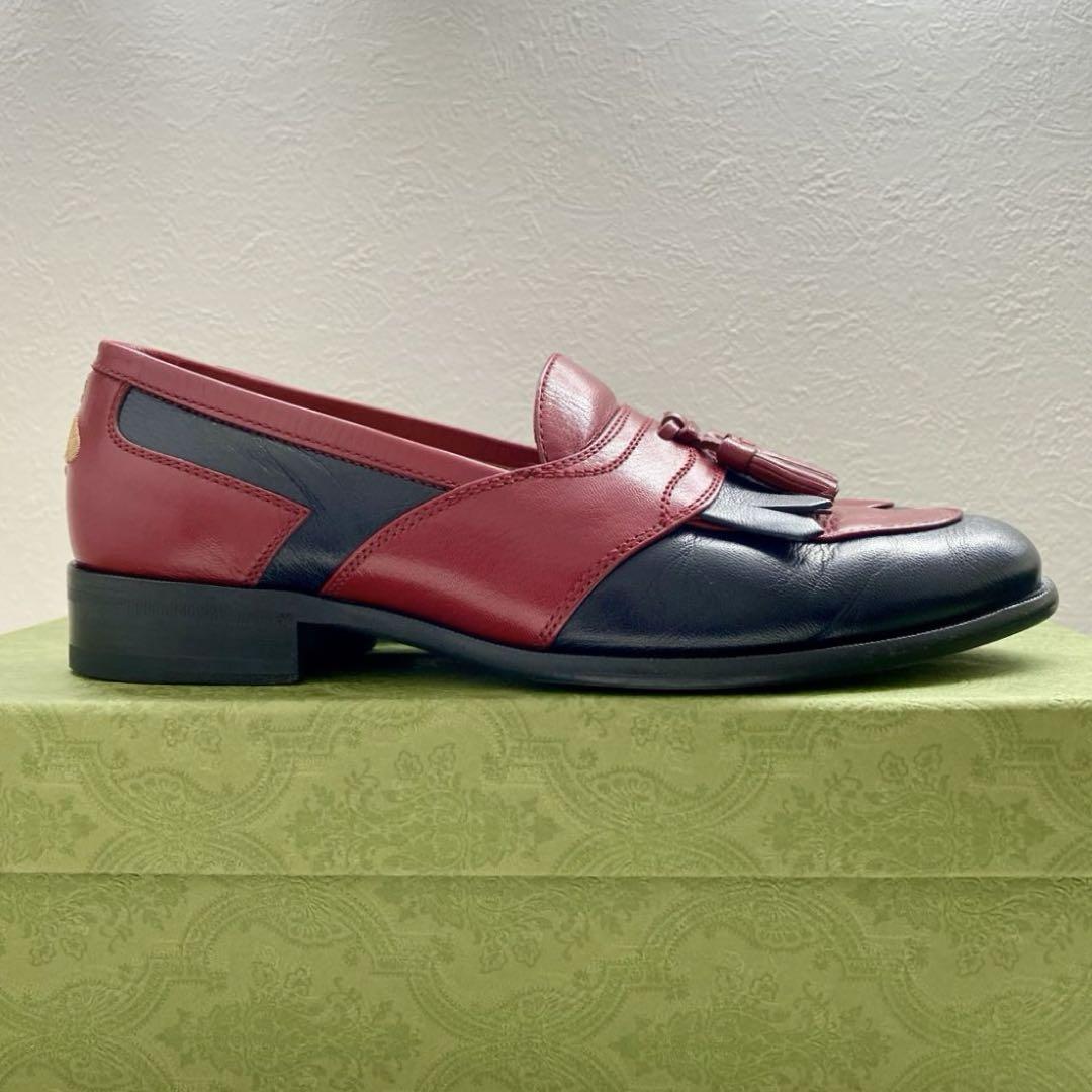 靴 GUCCI Tassel Fringe Curtis Loafers