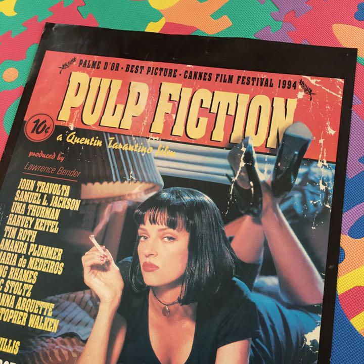 90年代 パルムドール PULP FICTION 映画ポスター