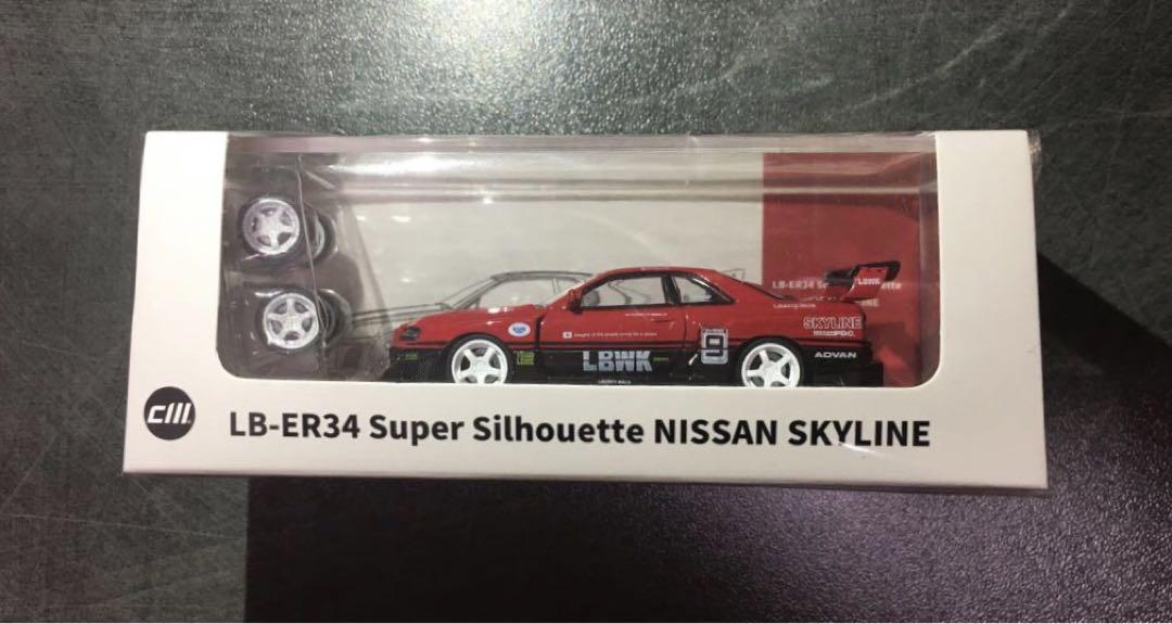 CM MODEL スカイライン GT-R スーパーシルエットLBWK ER34