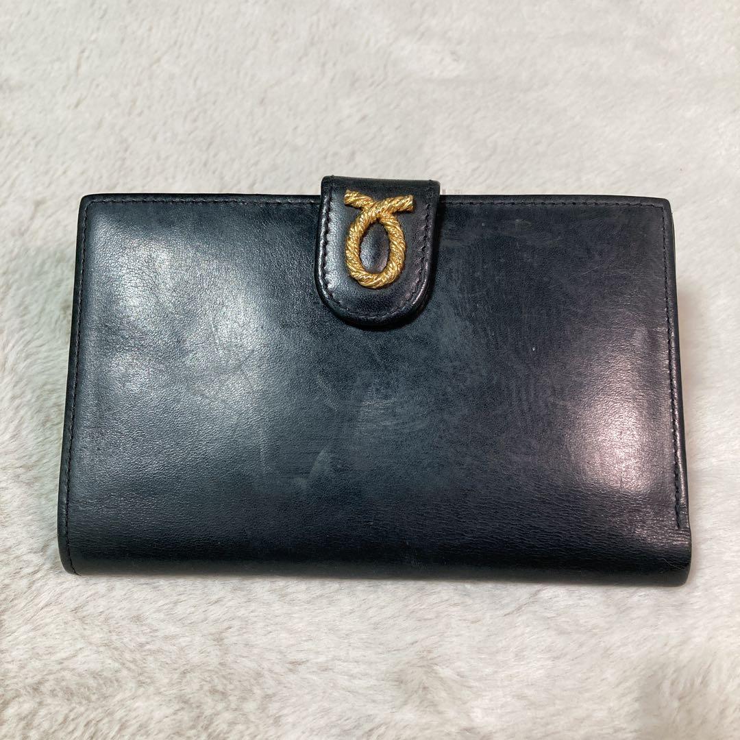 LAUNER LONDON ロウナーロンドン ロープロゴ 2折り財布 英国王室