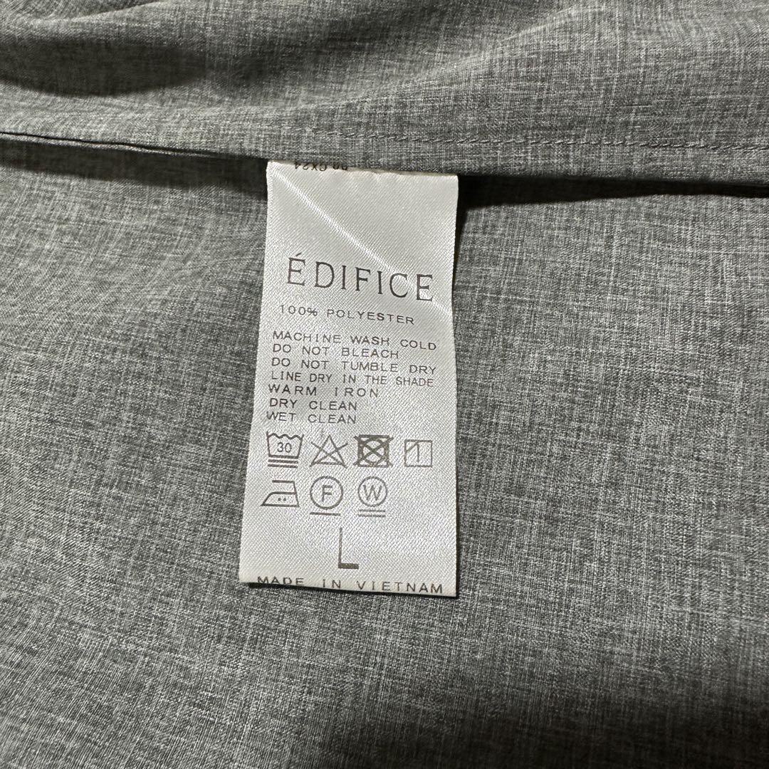 EDIFICE　エディフィス　サマージャケット　アンコン　テーラード　グレー　L