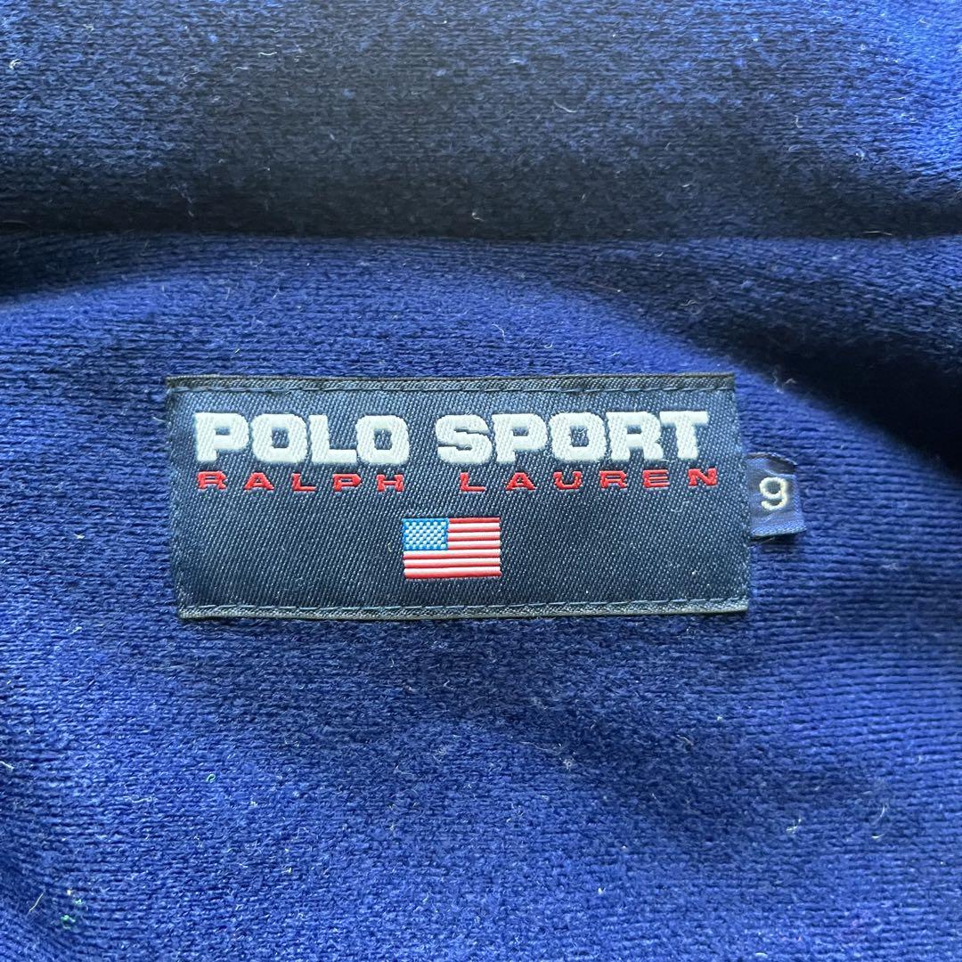 激レア90sポロスポーツワンポイント刺繍オレンジダウンジャケットMオーバーサイズ 激レア90sポロスポーツワンポイント刺繍オレンジダウン