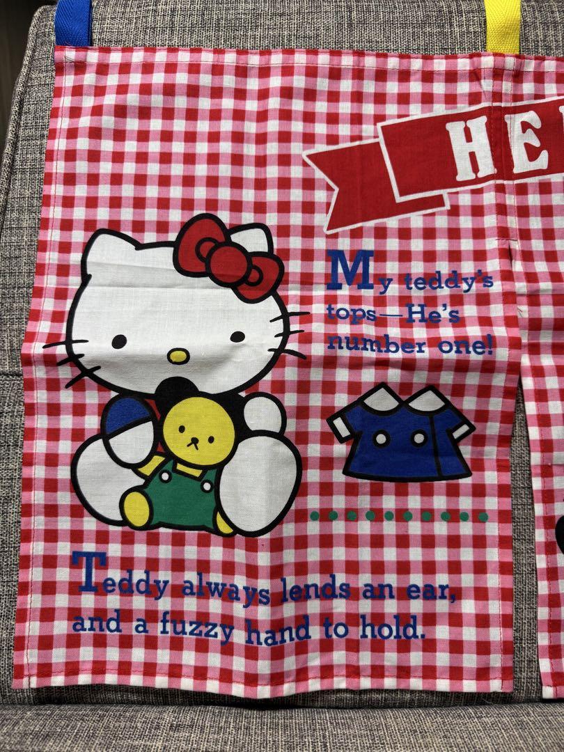 サンリオ　ハローキティ　のれん　暖簾　1990年製　レトロ　当時物