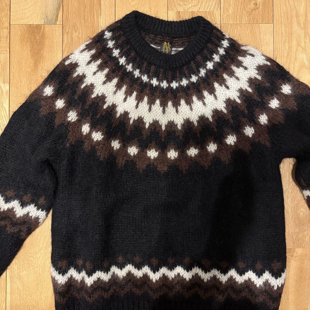 BATONER(バトナ―)/ MOHAIR NORDIC CREW NECK