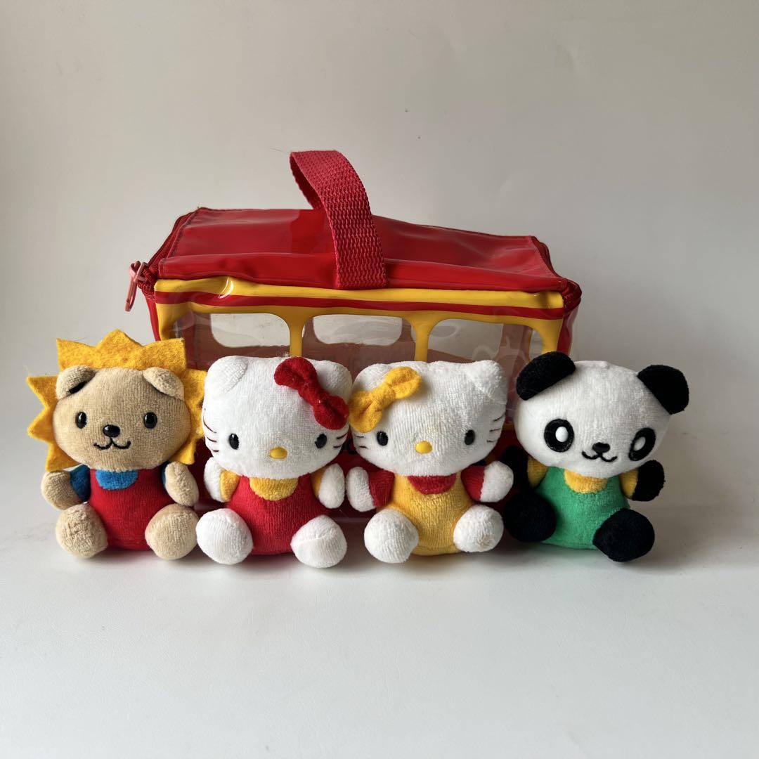 サンリオ ハローキティ スクールバス ぬいぐるみ レトロ - メルカリ