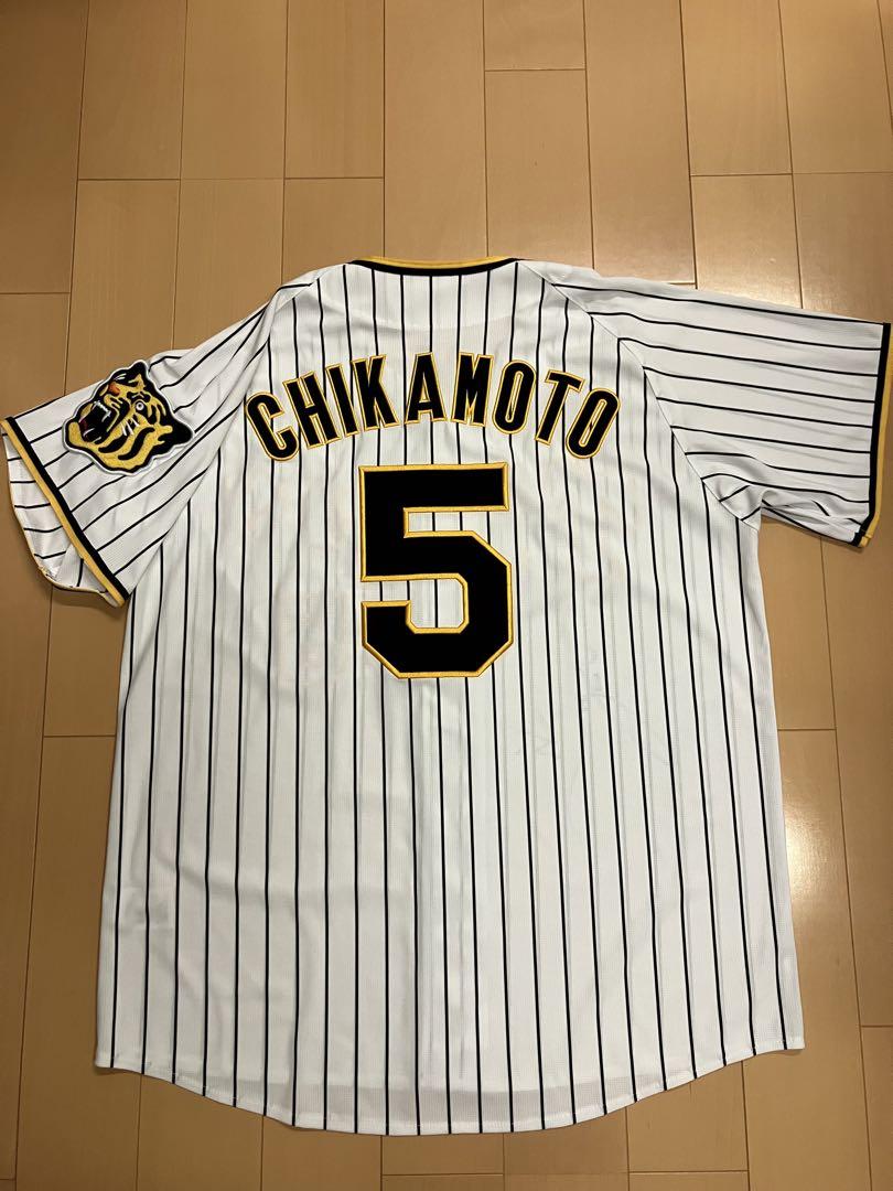 近本光司　直筆サイン　阪神タイガース　ユニフォーム　ミズノ　ホーム　L