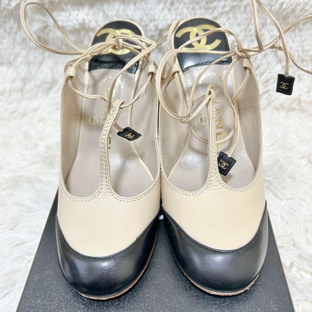☆ゴージャス☆CHANEL サンダル パンプス CHANEL - シャネル 24P カーフスキン ココマーク ステッチ