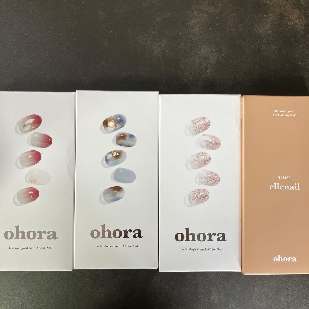 ohora ネイルシール　未使用品　4個セット