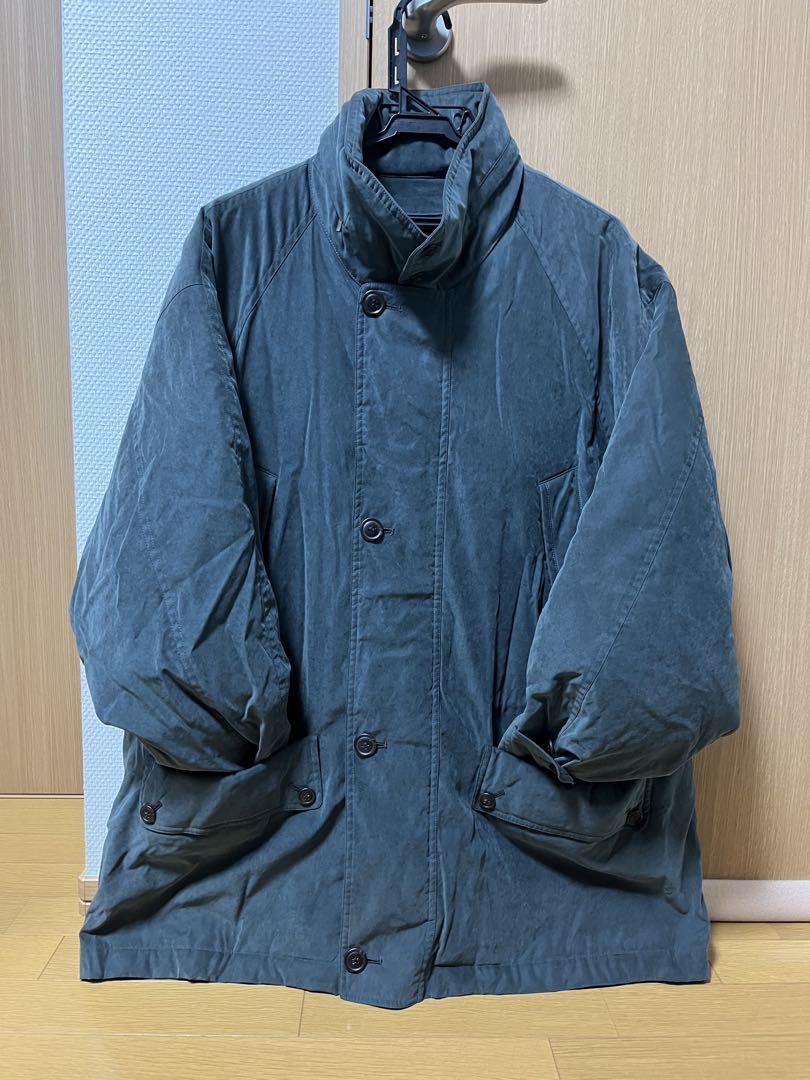 SASSAFRAS ネイビー　カバーオール シャツMサイズ　ウール SASSAFRAS ネイビー カバーオール シャツMサイズ ウール