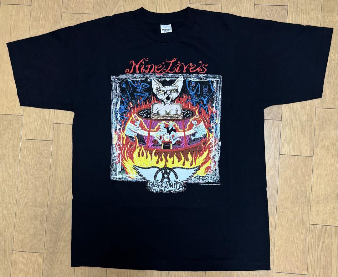 エアロスミス 1997-1998年NINE LIVES TOUR Tシャツ