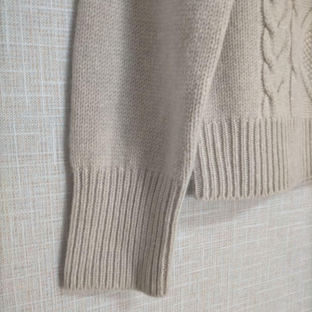 美品】MARGARET HOWELL カシミヤシルク混 ケーブル ニット