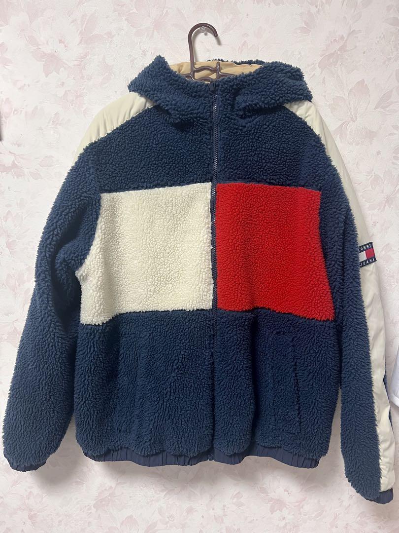 TOMMY HILFIGER リバーシブルシェルパジャケット