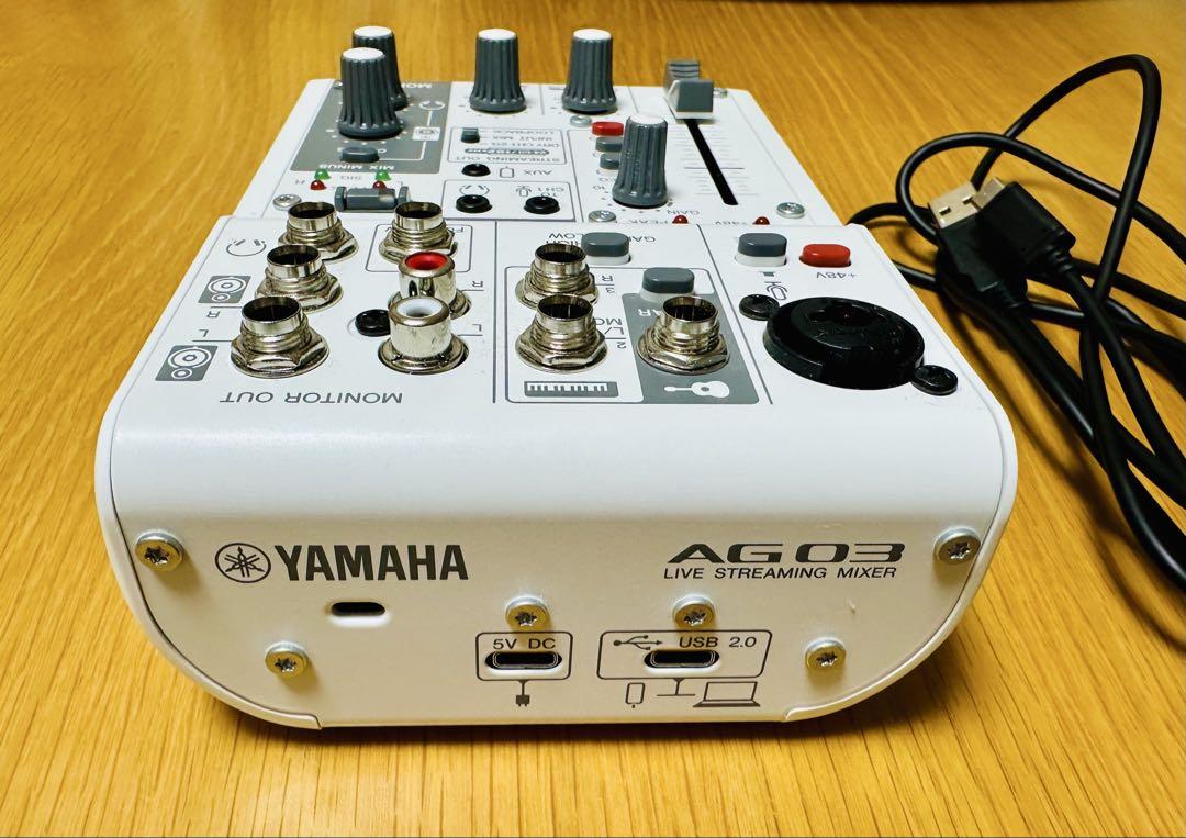 YAMAHA AG03 MK2 ライブストリーミングミキサー