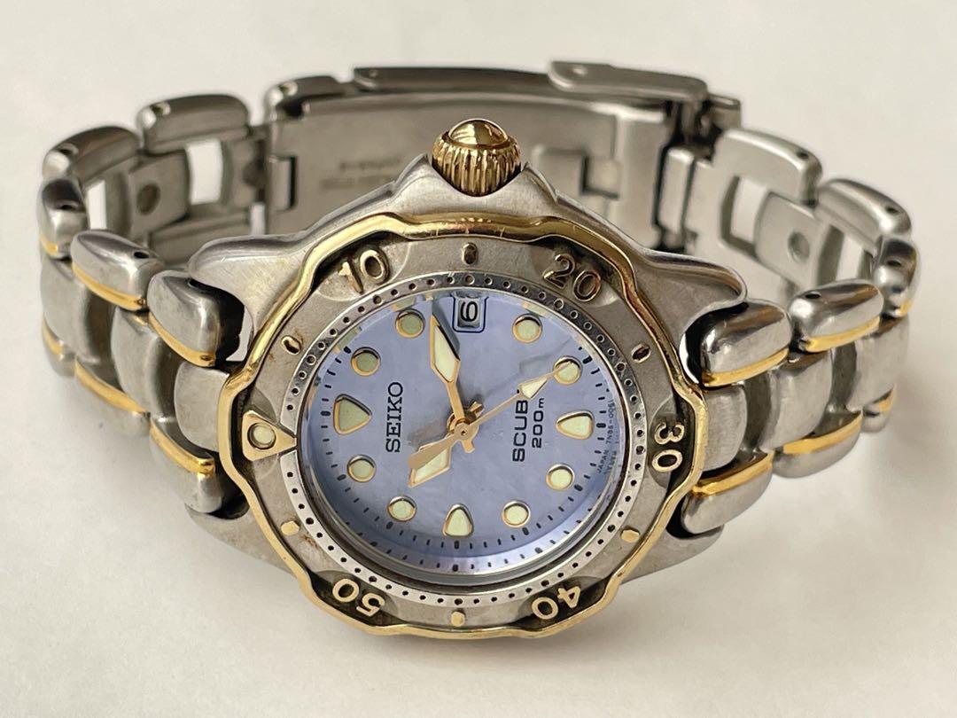 時計 SEIKO SCUBA 7N85 LADIES QUARTZ DIVER