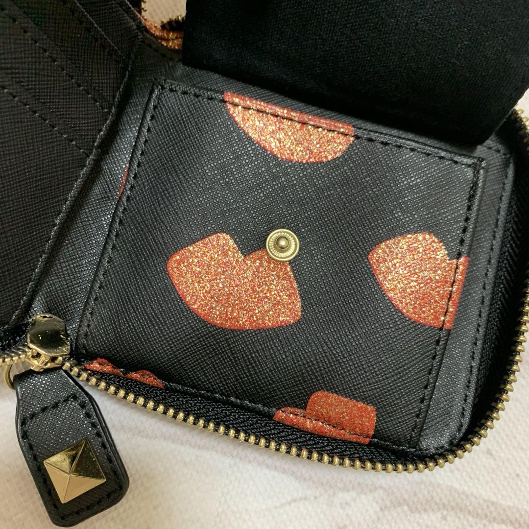 【未使用】KAHRI グリッターリップ 二つ折り財布
