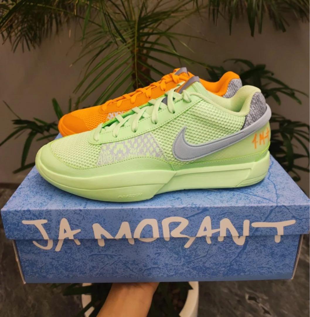 【本物保証 /関税・送料無料】Nike Ja 1 Bright Mandarin Nike Ja 1 Bright Mandarin/Vapor Green
