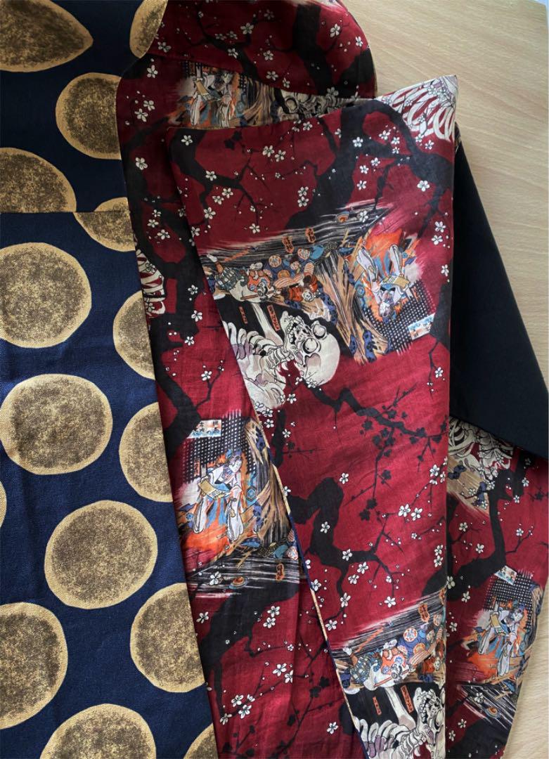 pu-オリジナル昼夜帯 髑髏 グレー系 XgxW3-m40568839914 浮世絵 SALE