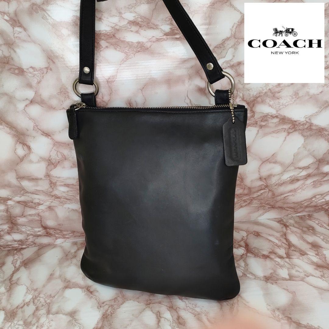 E42　COACH 　コーチ　レザー　オールドコーチ　ショルダーバッグ