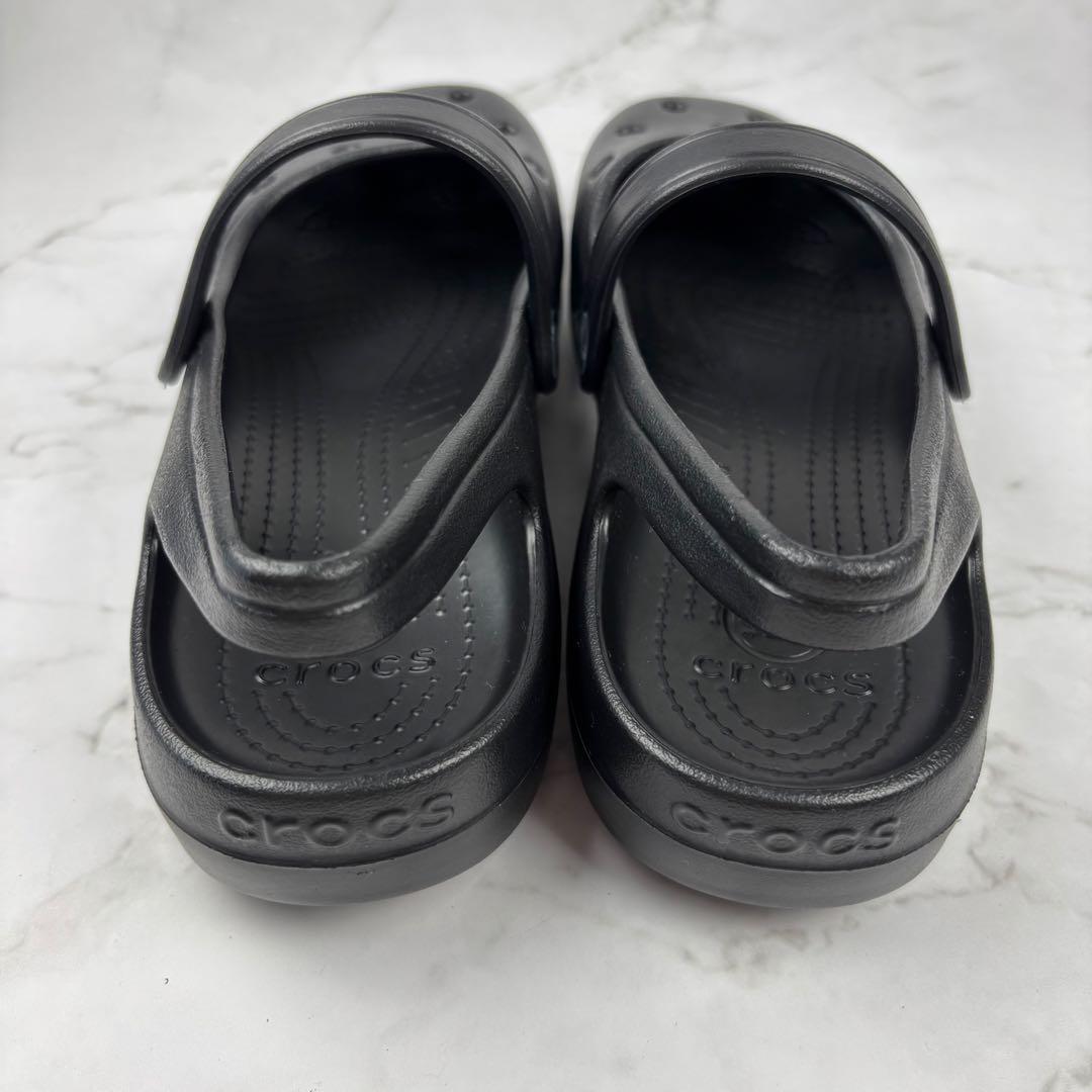 【美品】crocs クロックス シャイナ 24 ブラック メリージェーン