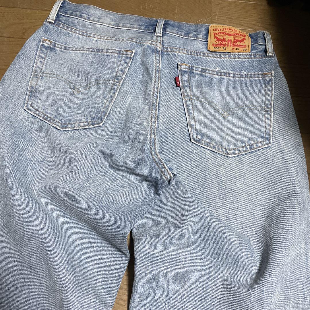Levi's550™'92 リラックステーパード　W33 ダメージ加工　古着
