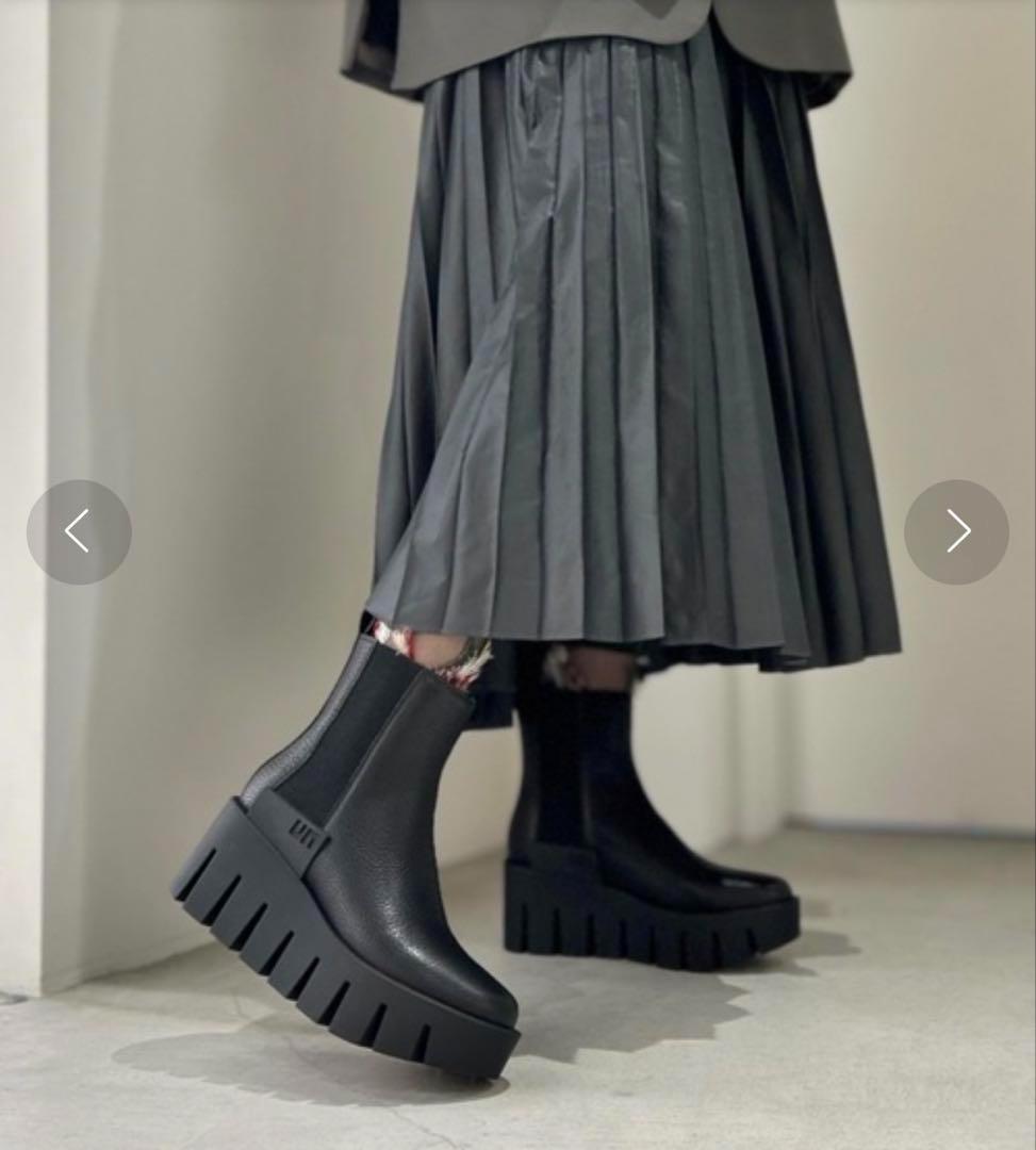 《新品》ユナイテッドヌード Grip Chelsea Lo Ⅱ サイドゴア 黒