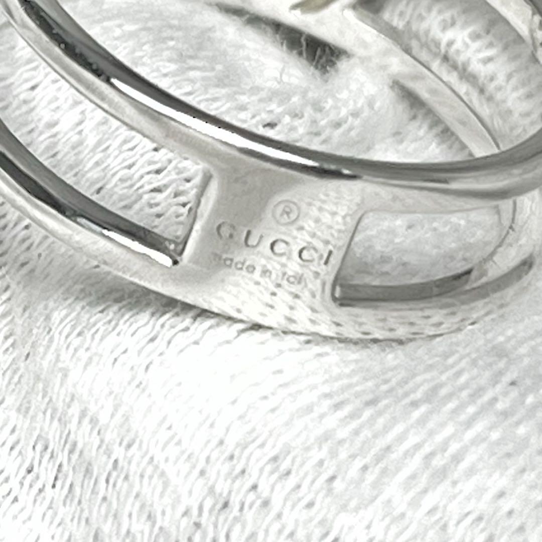 美品　GUCCI 指輪　 インターロッキングリング　14号