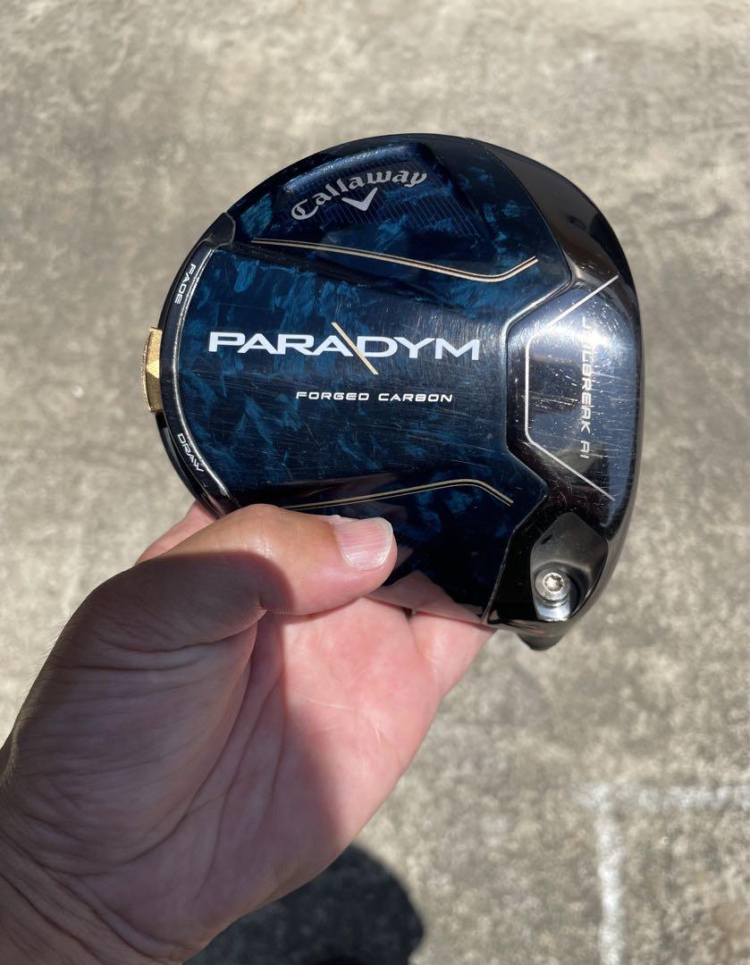 PARADYM ♦︎♦︎♦︎ドライバー 9.0度 ヘッドカバー付き ヘッド単体 PARADYM ♦︎♦︎♦︎ドライバー 9.0度 ヘッドカバー付き ヘッド単体