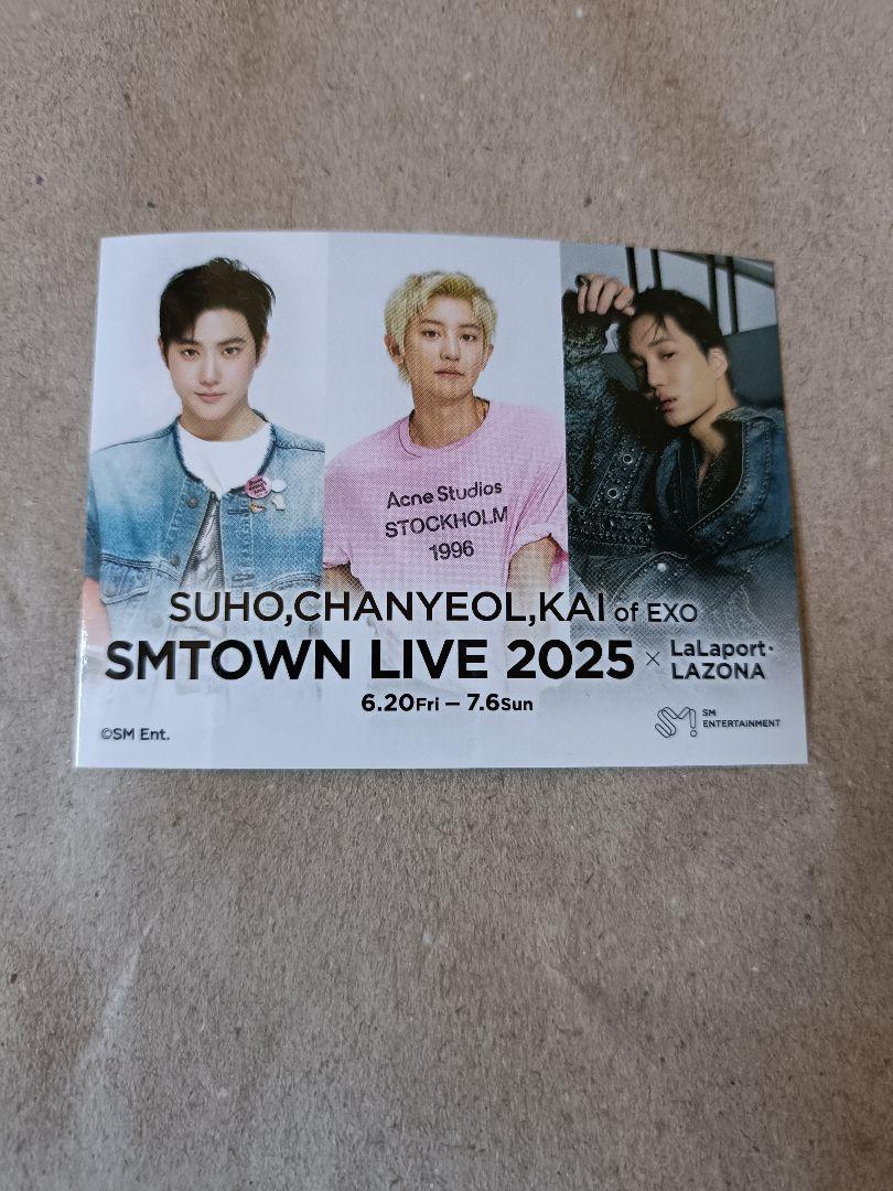 SMTOWN LIVE 2025 ステッカー EXO スホ チャニョル カイ - メルカリ