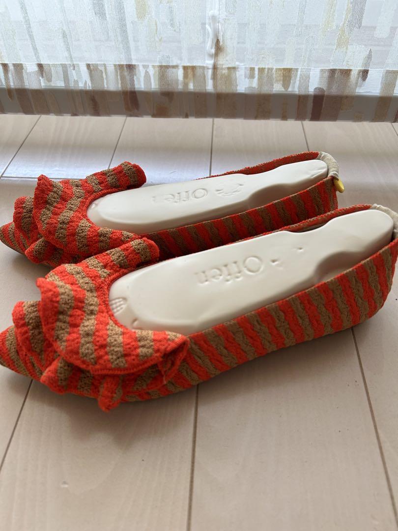 Öffen✴︎pointed-NEW FRIN / ORANGE & CAMEL