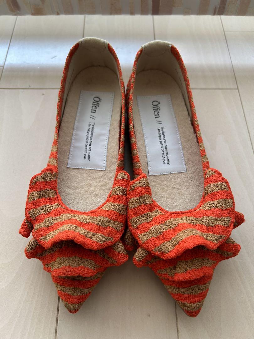 Öffen✴︎pointed-NEW FRIN / ORANGE & CAMEL