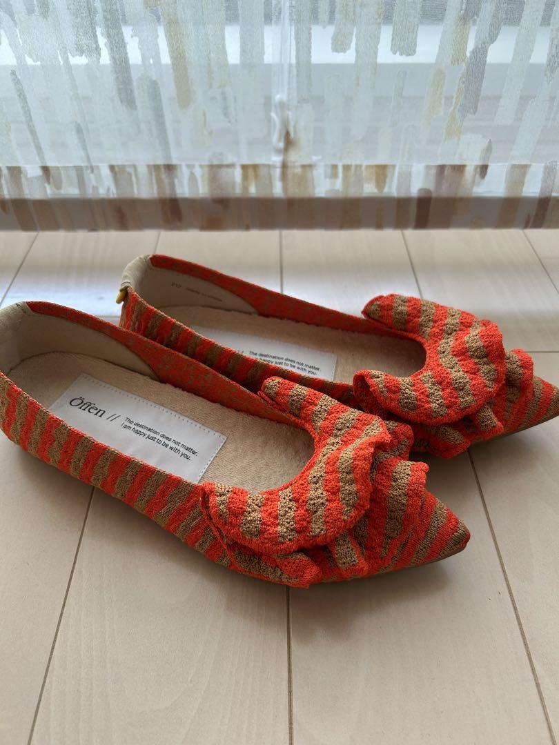 Öffen✴︎pointed-NEW FRIN / ORANGE & CAMEL