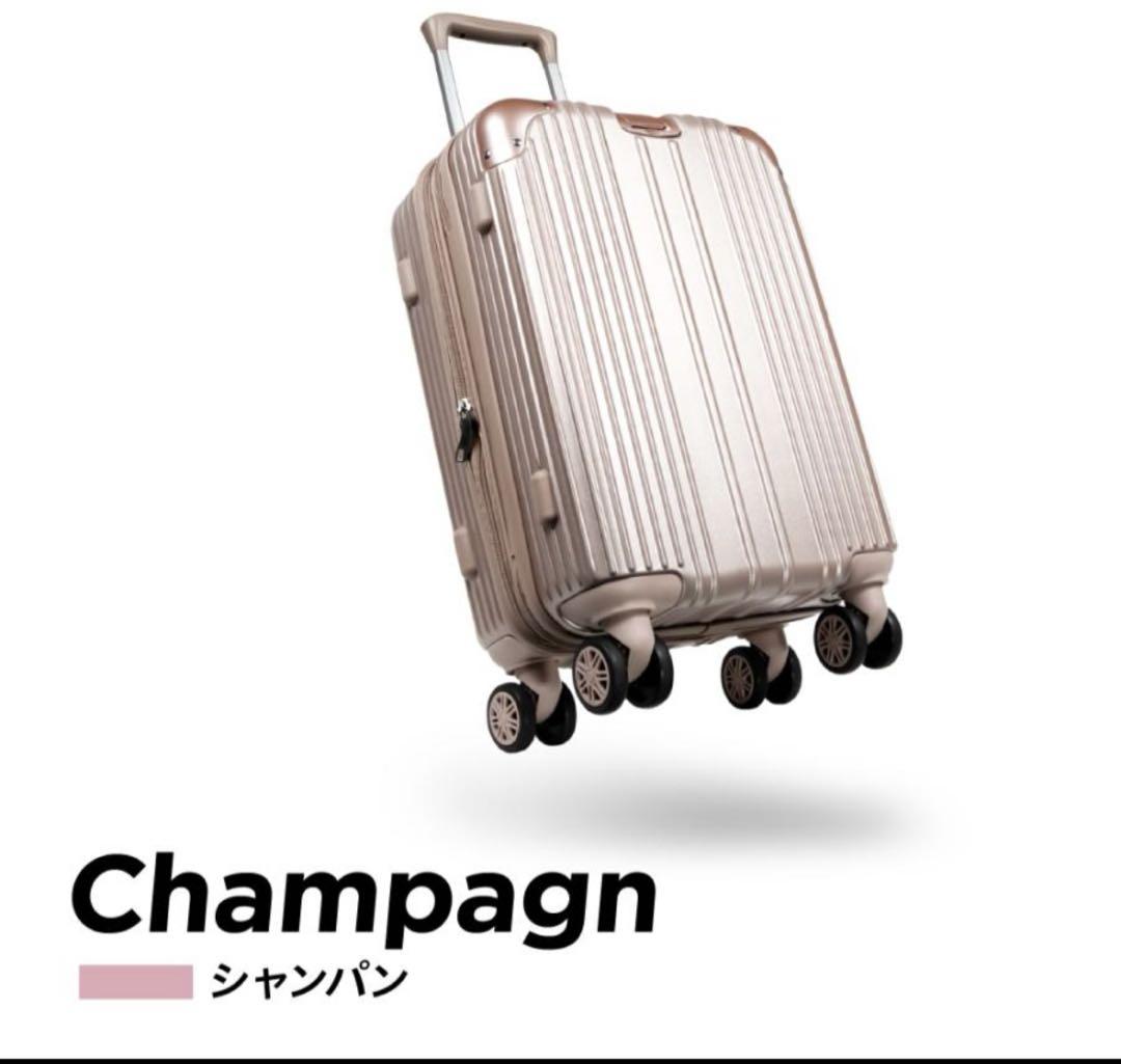 Excitech シャンパン色 キャリーケース