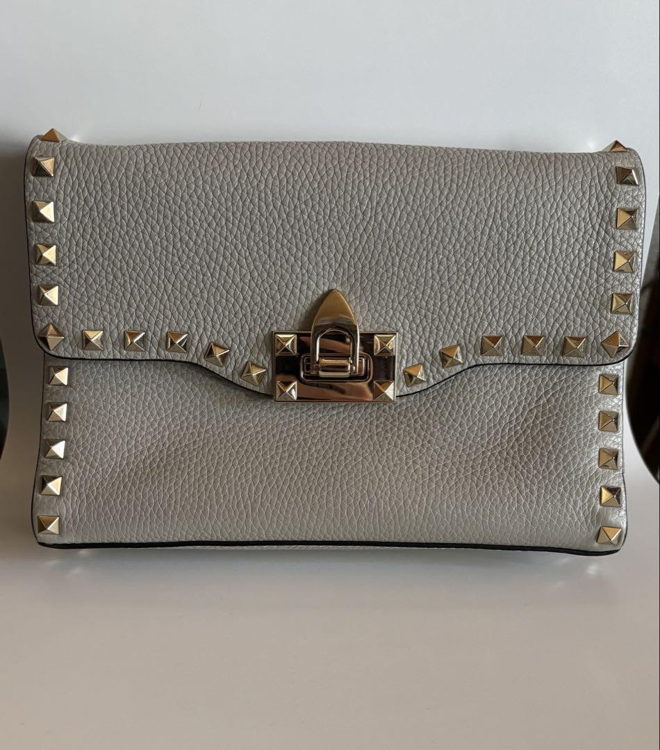 VALENTINO クロスボディバッグ グレー