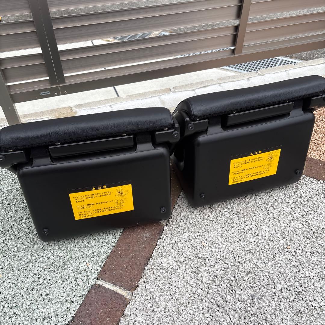 トヨタ 純正用品 80系 ヴォクシー ノア オットマン セット A傷や汚れあり BRIGHTFACE_UK