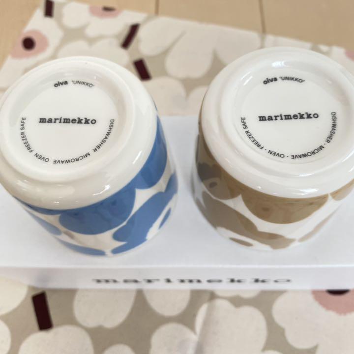 新品未使用マリメッコラテマグセット