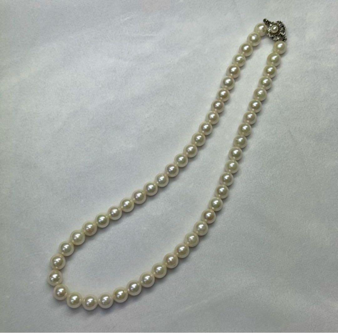 S2102 あこや真珠ネックレス7.5-8.0mm