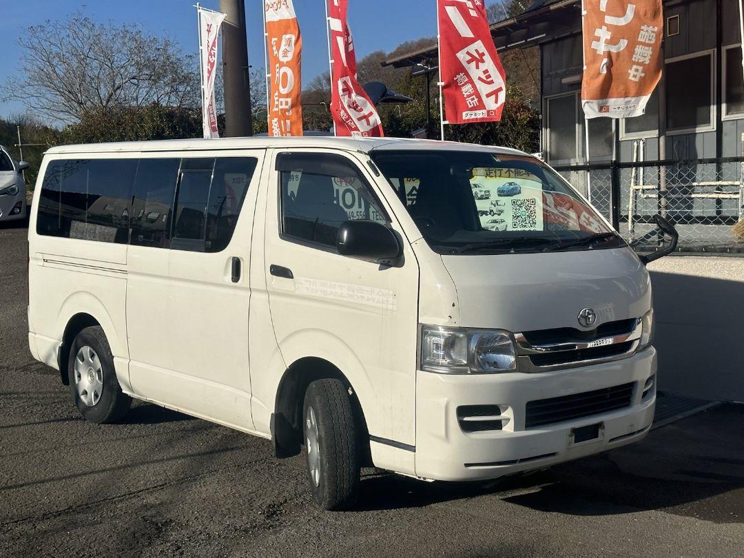 【支払総額95万円】ハイエースロングDXGL  4WD 記録簿 Ｔベルト交換済