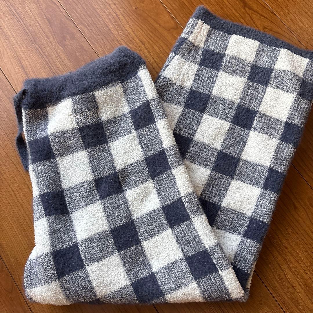 チェック柄カーディガンビスチェロングパンツ3点セット SIZE