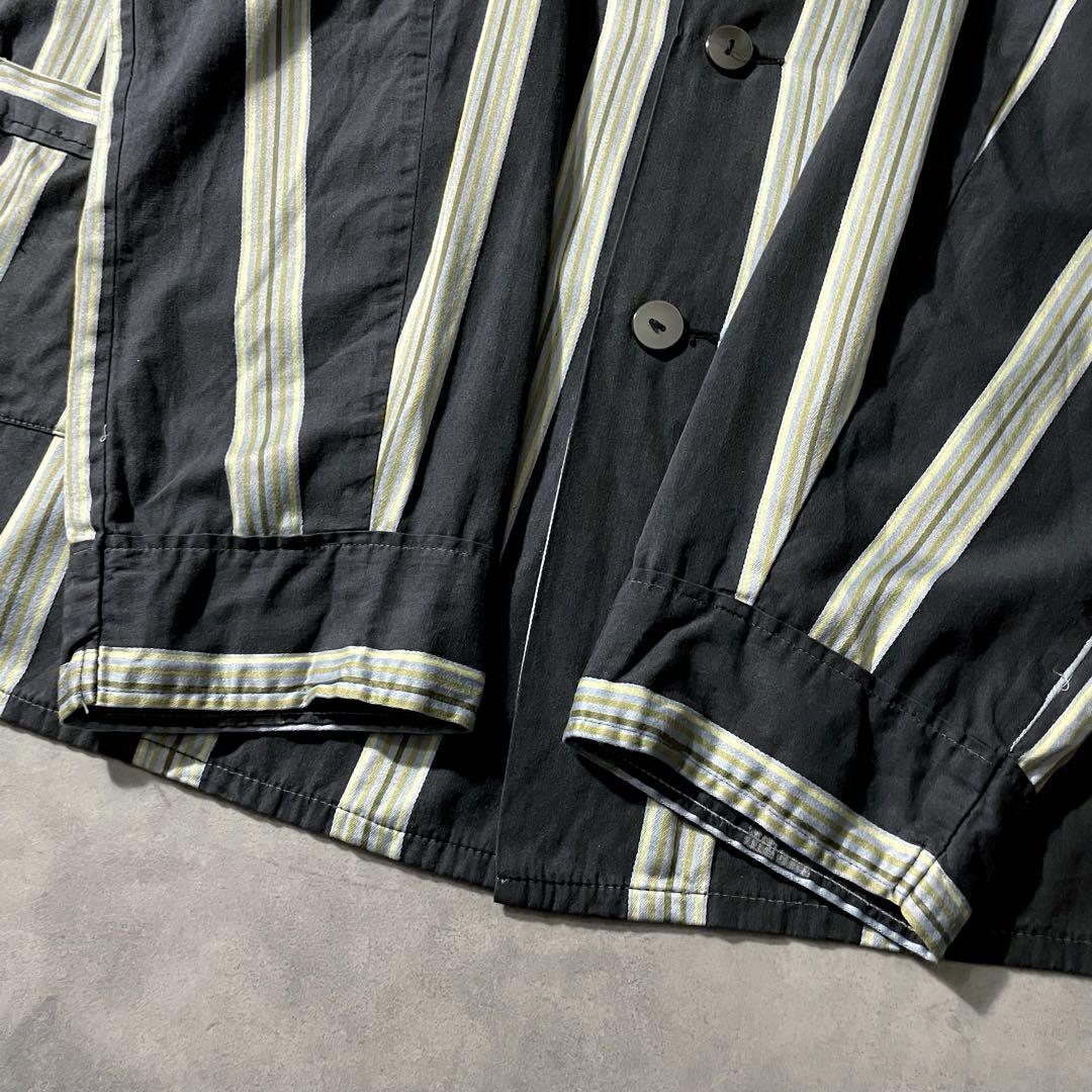 vintage Euro cotton pajama shirt 60s 70s