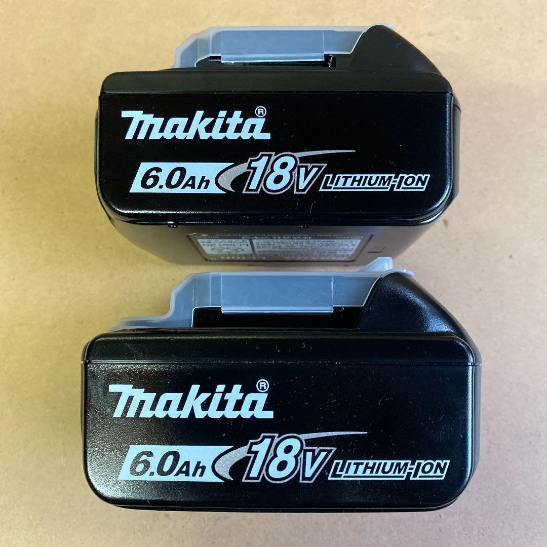 マキタ 純正品 18v6アンペア バッテリー BL1860B 2個セット マキタ 純正品 18v6アンペア バッテリー BL1860B 2個セット