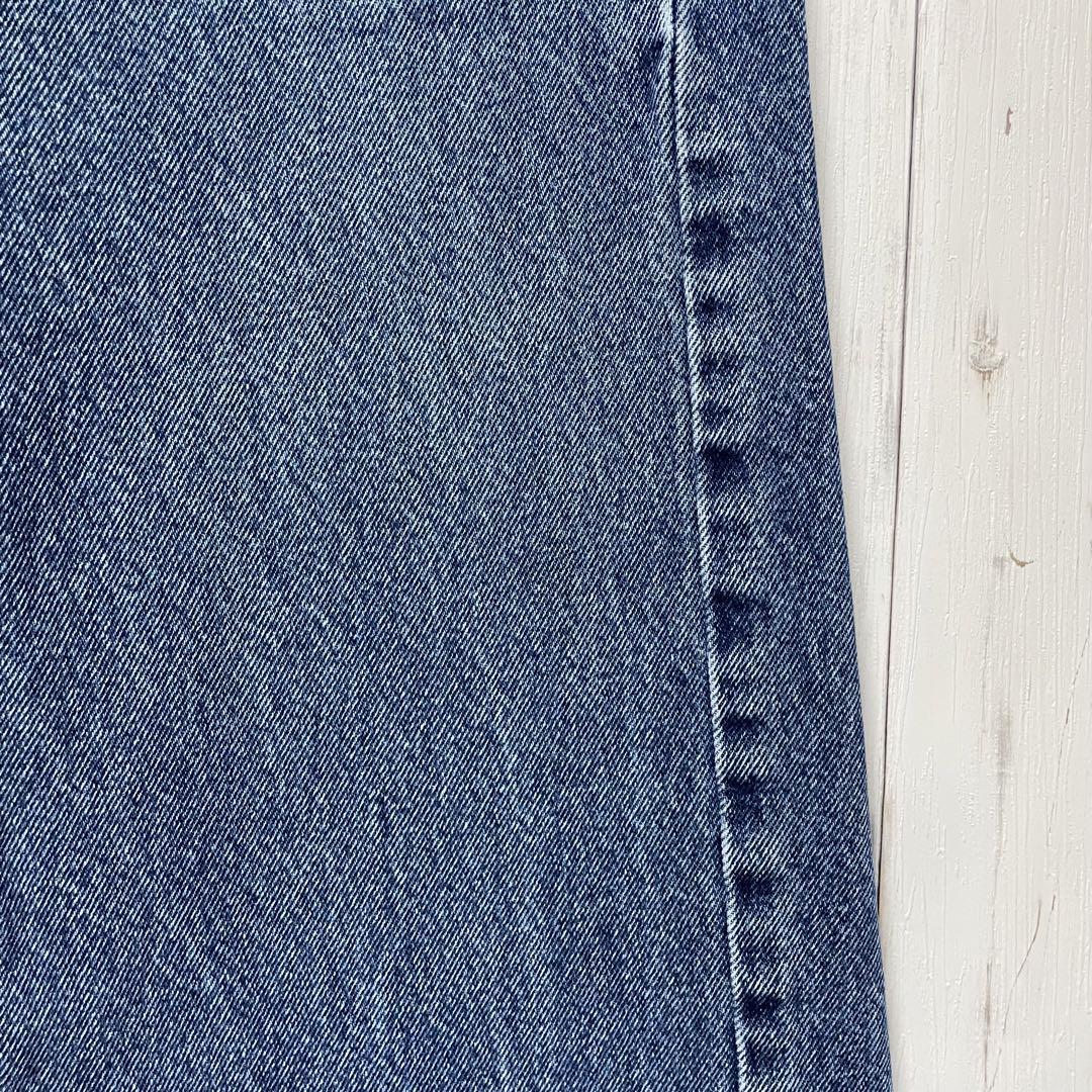 Carhartt カーハート 革ロゴ ジーンズ デニム パンツ W32 L30