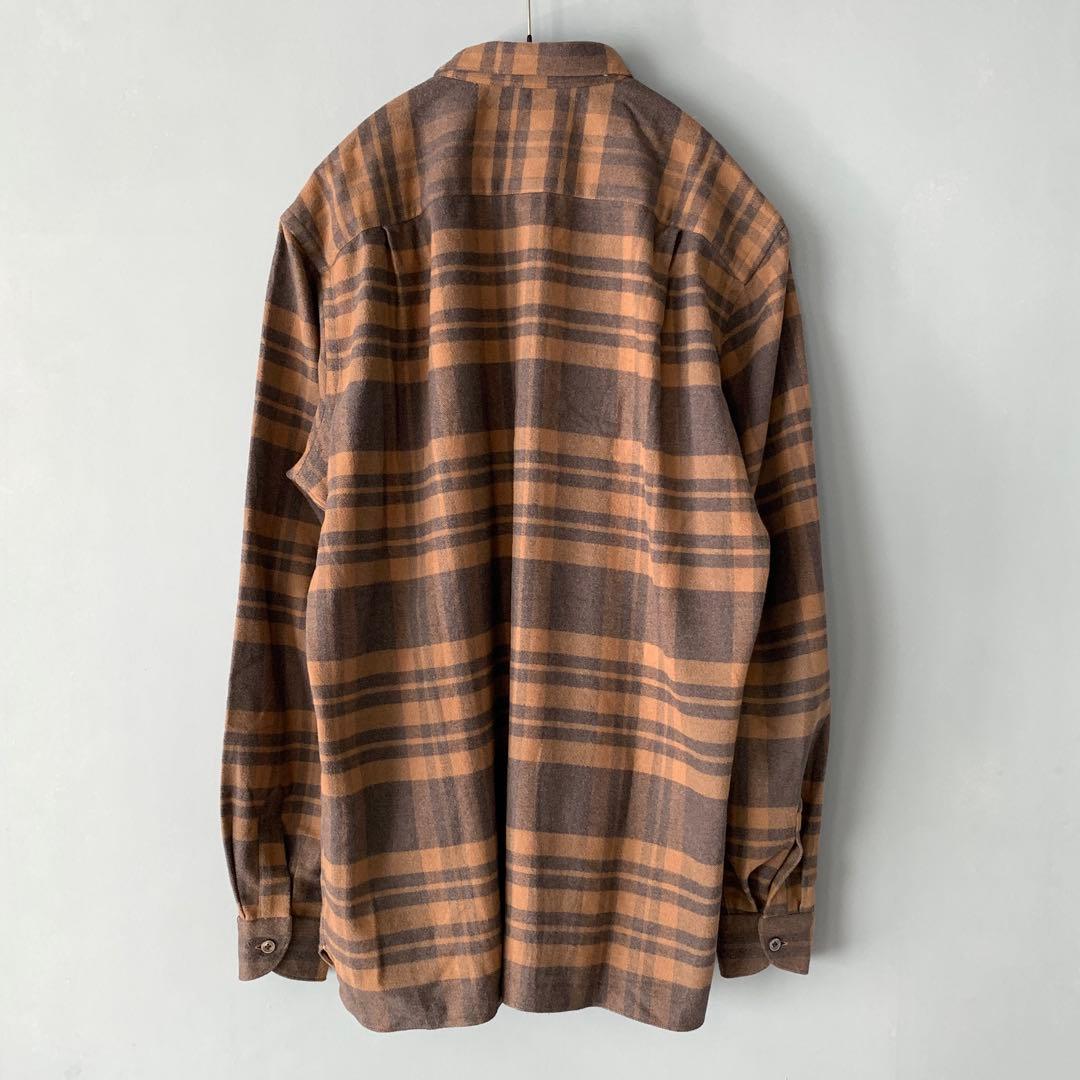 Errico Formicola BEAMS F 別注 フランネルシャツ L茶色