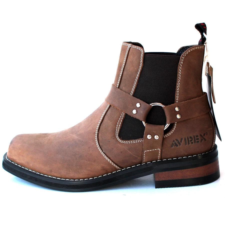 良品 AVIREX 2710 DESTROYER バイカー リング サイドゴア