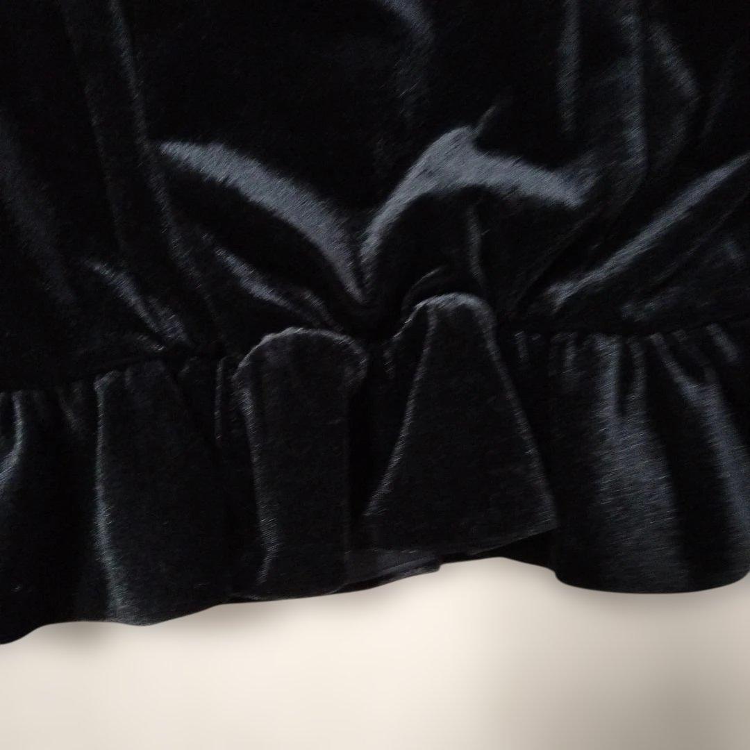 LILY BROWN CANDY STOCK レースカラービジューベロアブラウス LILY BROWN CANDY STOCK レースカラービジューベロアブラウス