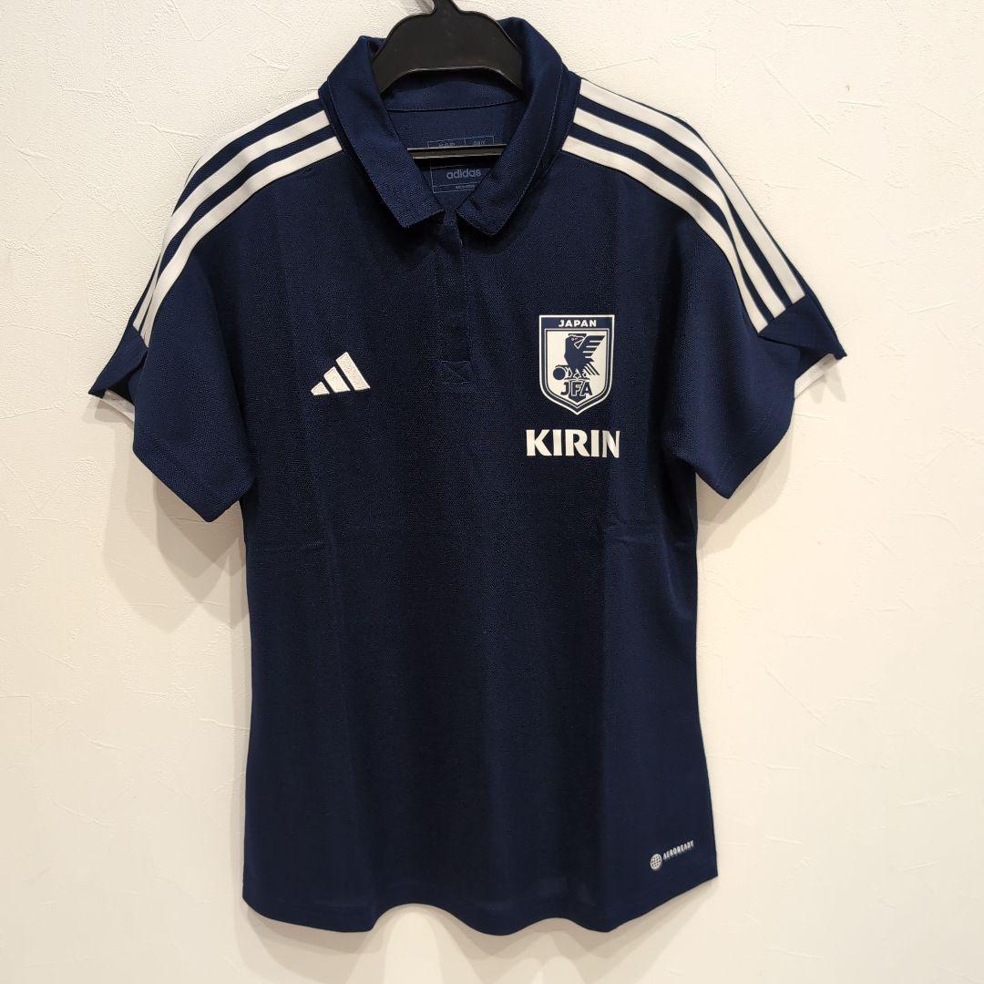adidas ネイビー ポロシャツ 3本ライン adidas 日本サッカー協会 ポロシャツ ネイビー - メルカリ