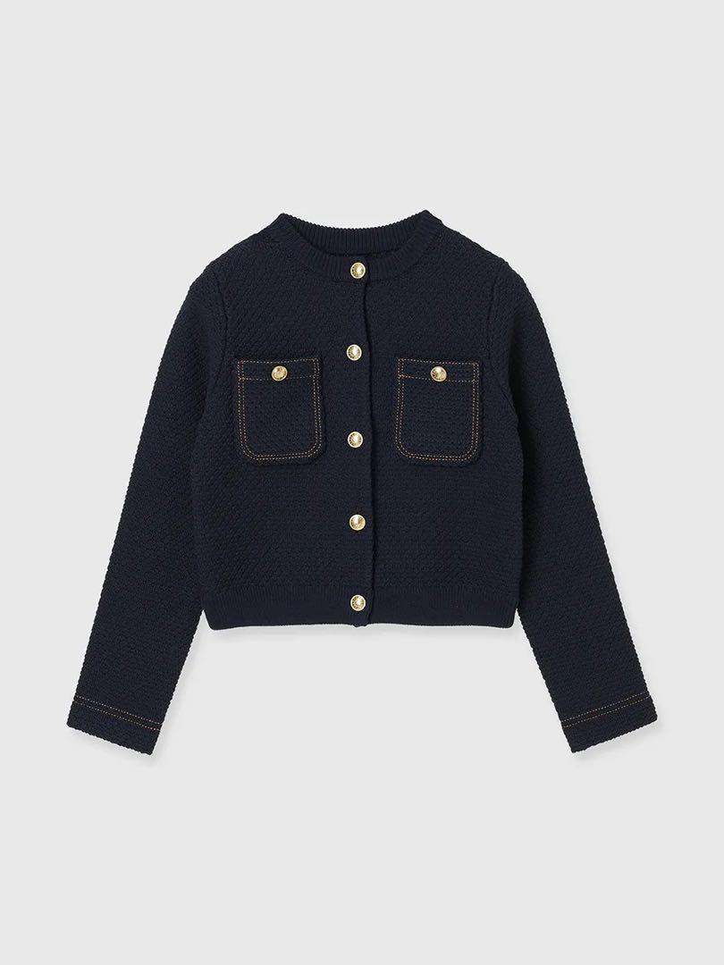 【新品♡︎タグ付】anuans ノーカラーニットジャケット
