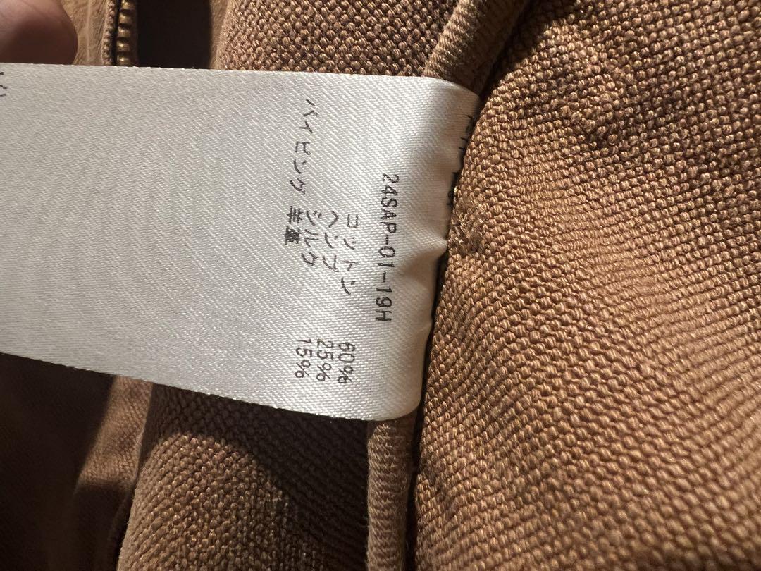 新品　即完売　A.PRESSE  Silk Hemp Sports Jacket